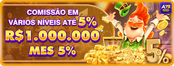 COMISSAO EM VARIOS NIVEIS ATE 5% R$1.000.000 MES 5%
